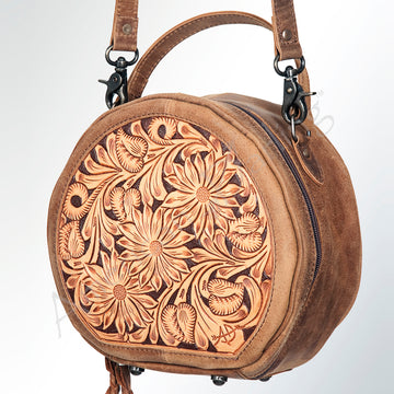 ADBG353 American Darling Hand Tooled Genuine Leather Women Bag Western Handbag Purse